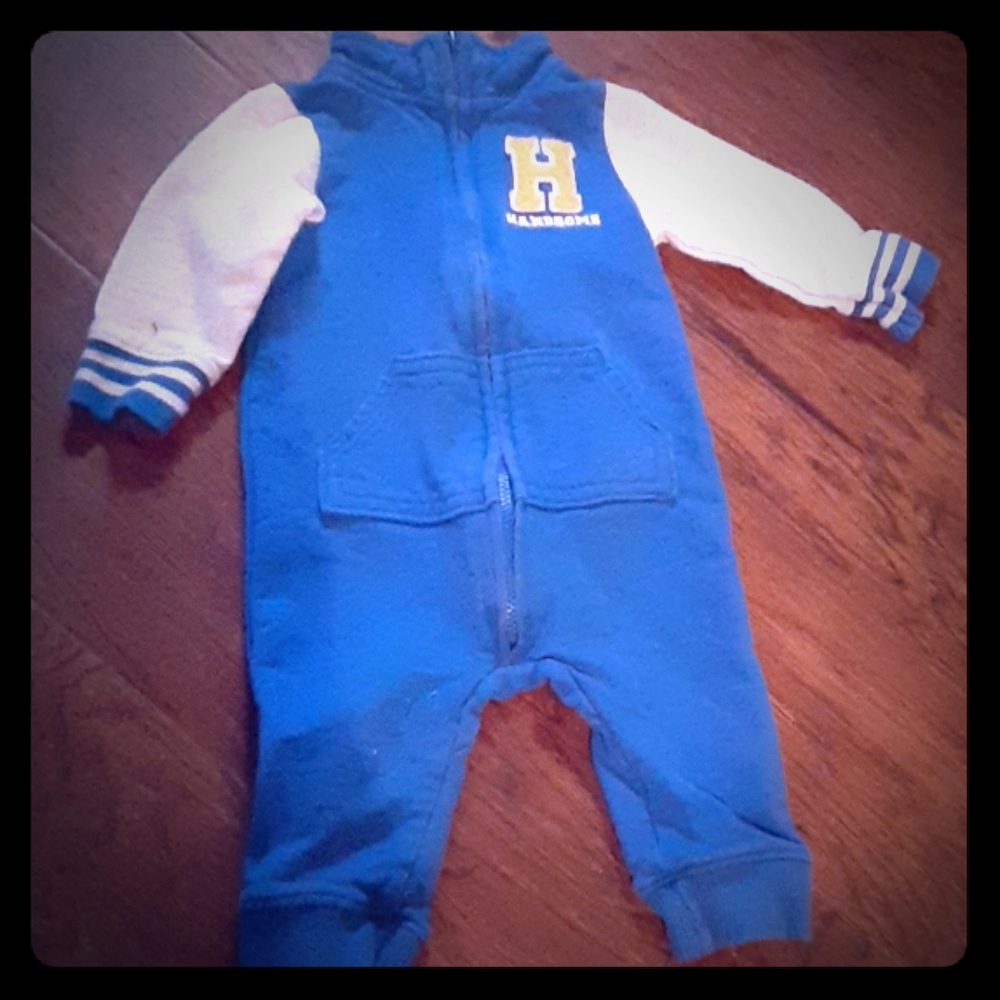 Carters Letterman onesie